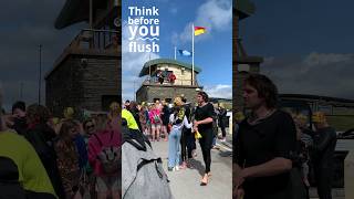 A swim at this #BlueFlag beach in Lahinch #Clare #ThinkB4UFlush @OfficialIrishWater