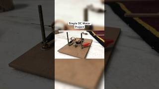 Simplest DC Motor Project | Electric Motor #dcmotor #science  #experiment