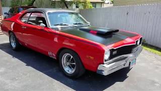 Burnin Serious Rubber at Walmart!  1973 Dodge Dart 6 pack for sale Auto appraisal 800-301-3886