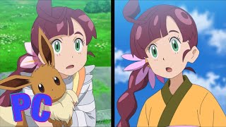 Koharu/Chloe meets Haruhi | Pokemon Journeys Episode 79 clip