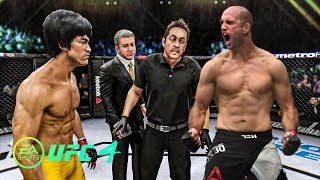 Bruce Lee vs Volkan Oezdemir - EA Sports UFC 4 - Bruce Lee Fight Club 🔥🐲