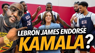 "My Kids Need Her As President..." LeBron James Endorse Kamala Harris, Says Country Worse With Trump