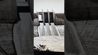 1941 Water spills over Texas Dam, Lake Bridgeport, TX, Texas