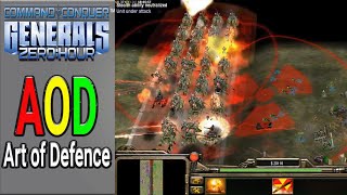 C&C Generals Zero Hour Art of Defense (AOD) Online HARD MAP - 2024