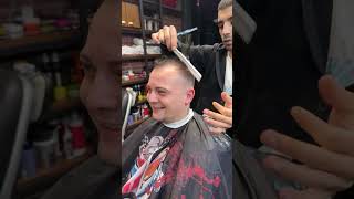 Asmr Hair Cut in Real Barber Shop on Live | Asmr Head Massage by Youmg Barber Veysel