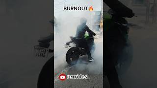 Burnout❤️‍🔥Kawasaki🚀Z900🔥#viral#z900#bike#youtubeshorts#ninja#kawasaki#burnout#ride#explore#india