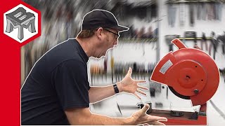 How to Easily and Accurately Set Miters on a Metal Cutting Chop Saw - DYK #5