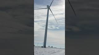 Wind Turbine ice shedding