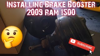 How to: Install 2009 Ram 1500 4x4 Sport Brake Booster