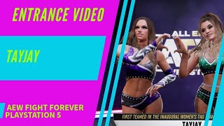 TAYJAY (Tay Conti & Anna Jay)  - AEW Fight Forever Entrance