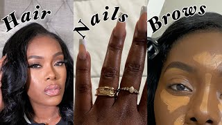 MAINTENANCE VLOG: Hair, Nails, Brows, & Car Talks| 2023 Reset