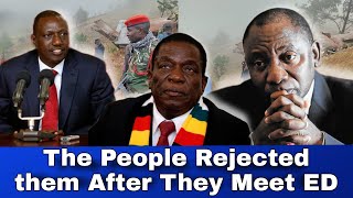 "Shocking Rejection: Mnangagwa's Allies Abandoned by Their Own People! Is He Cursed?"