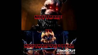 nightmare fredbear vs nightmare fnaf 4