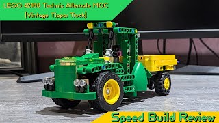 LEGO 42168 Technic Alternate MOC (Vintage Tipper Truck) - LEGO MOC Speed Build Review