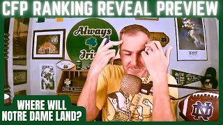 5 BIGGEST CFP Questions☘️Notre Dame Rank Prediction