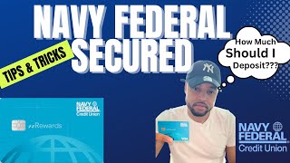 Navy Federal SECURED CREDIT CARD | BEST Credit cards for BAD CREDIT 2023 | Navy Federal