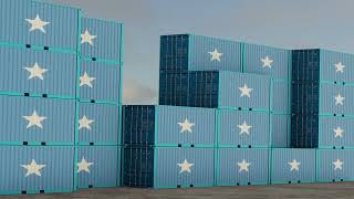 somalia export import container video footage!