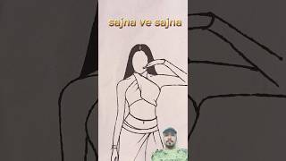 Sajna Ve sajna💃💃 flipbook Version #drawing #art #shortsfeed  #sketch #youshorts #shorts #flipbook