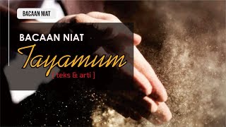 Bacaan Niat Tayamum (Teks & Arti)