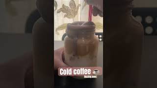 2 min easy frappe coffee☕️ at home  #coffeehouse #coffeecoffeecoffee #coffeelovers #cold #icedcoffee