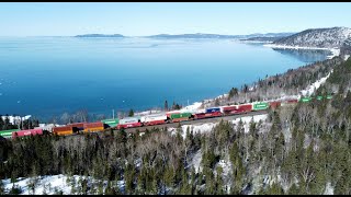 CN/CP in Northwestern Ontario ~ Winter to Spring Feb/Mar 2022