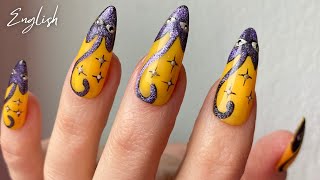 Easy Halloween Nail Art | Cat French with Cat Eye Gel Polish