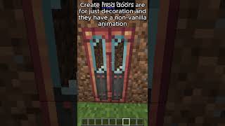 what about doors? create mod 0.5.1 | Minecraft 1.19.2