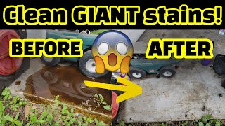 How to remove oil stains from your driveway EASY | TESTING Super Clean products