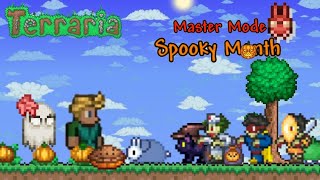 Terraria master mode letsplay! Spooky month (#9)