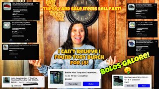 These Yard Sale Items Sell Fast! what Sold on Poshmark & Mercari as a Reseller & Yard Sale Haul!