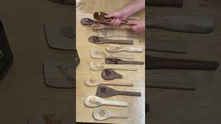 Spatulas And Spoons | #wood #woodfinish #kitchen #utensils #walnut #whiteoak #maple #products