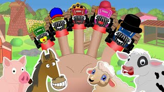 Tractor Finger Family Song  - Nursery Rhymes.