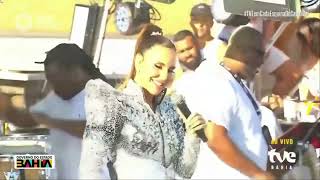 Cantora Ivete Sangalo no seu Bloco do Carnaval de Salvador