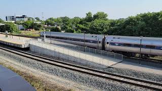 Amtrak #79 Carolinian departs Raleigh Union Station at 5:31pm on August 9th 2021.