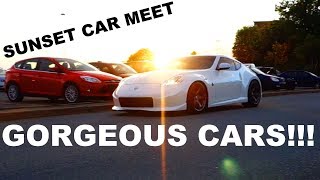 Awesome Sunset Car Meet!