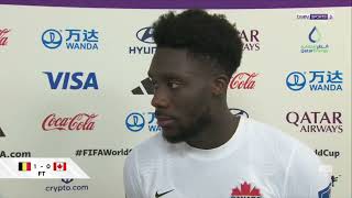 Belgium 1 - 0 Canada | Alphonso Davies post-match interview