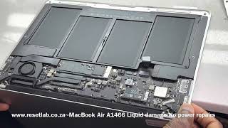 MacBook Air A1466: 820-00165 No power repairs