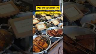 Menikmati Masakan Rumahan dng Konsep Pedesaan | Wedangan Kampoeng #kuliner #healingmurah