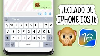 Nuevo TECLADO ESTILO IPHONE en ANDROID con EMOJIS IOS  2022 🌿