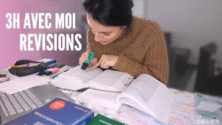 3 HEURES de RÉVISIONS avec moi : organisation, temps, méthodes...