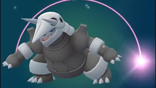 Evolving & Powering Up Aggron With 100% Perfect IVs In Pokemon Go!!