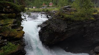 Gudbrandsjuvet waterfall Norway