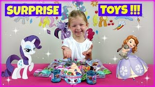 SURPRISE TOYS - Shopkins My Little Pony Sofia the First Palace Pets Doc McStuffins