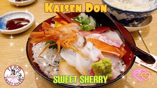 DINNER WITH MAMA | KAISEN DONBURI ( Fresh Seafood  Sashimi Bowl ) | MEET FRESH | SWEET SHERRY VLOG