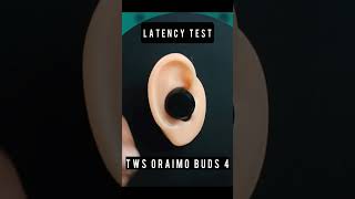 gak Cuma ada aplikasinya doang dong, Latency nya  menyala Abang kuh 🔥🔥🔥🔥#oraimo #oraimobuds4 #tws