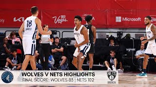 Summer League - Wolves vs Nets Highlights - 14th July 2022 | 2022-2023 Season