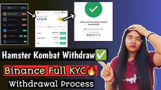 Hamster Kombat Withdrawal on Binance | Binance Deposit without gas fees🔥✅