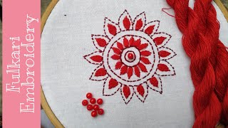 Amazing Fulkari Embroidery, Hand Embroidery by @fatimafaruqs