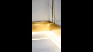 How to install LED profile for wall or skirting board？