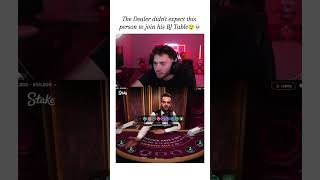 Dealers Face HAHA!!.#stake  #adinross  #roulette #shorts #short #viral #casino #slots